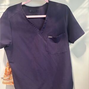 Figs Dark Shadow (purple)  Scrub Top